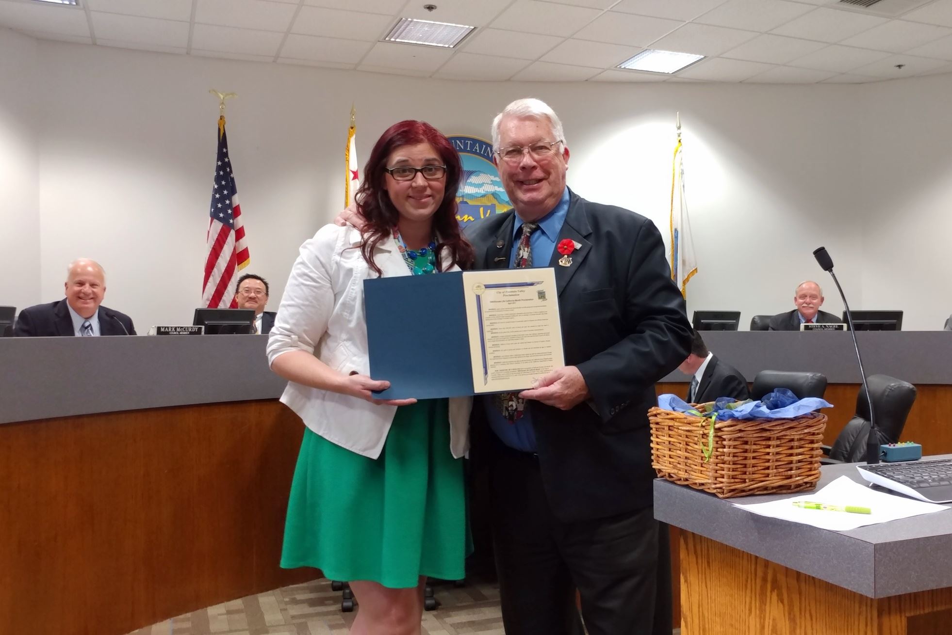 Photo from City Council Meeting - 04/04/2017